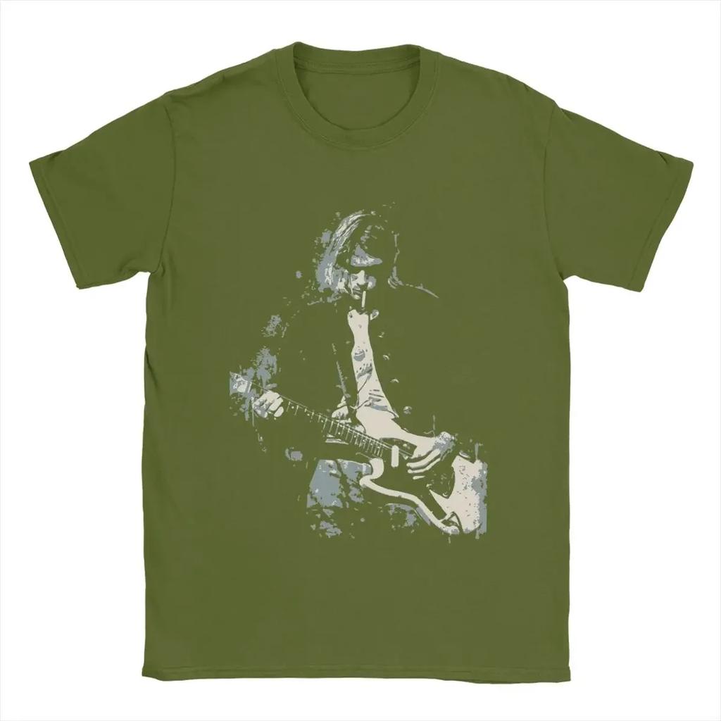 Cotton Clothes Amazing Short Sleeve Round Collar Tees Original T-Shirt Kurt Cobain Guitar  oversized graphic t shirts