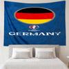 1 Stück Deutscher Fußball-Emblem Gedruckte Wandteppich Raumdekoration Wandbehang für Wohnzimmer Schlafzimmer, Studentenwohnheim, Geburtstags- und Weihnachtsgeschenke