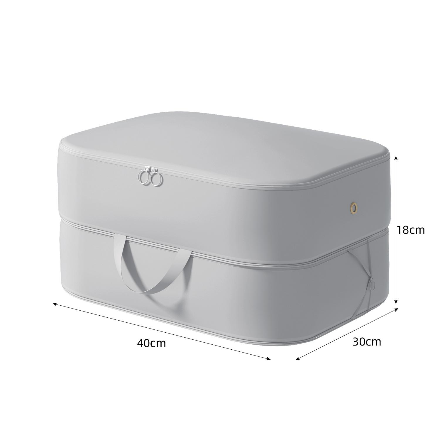 Ультракомпактный самосжимающийся органайзер сумка для хранения пуховых одеял большая вместимость органайзер для шкафа сумка для хранения 403018CM 1167₽