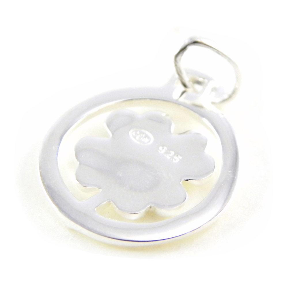 Les Trésors De Lily [H6208] - Silver 'Clover' Pendant Silver (rhodium Plated) - 15 Mm