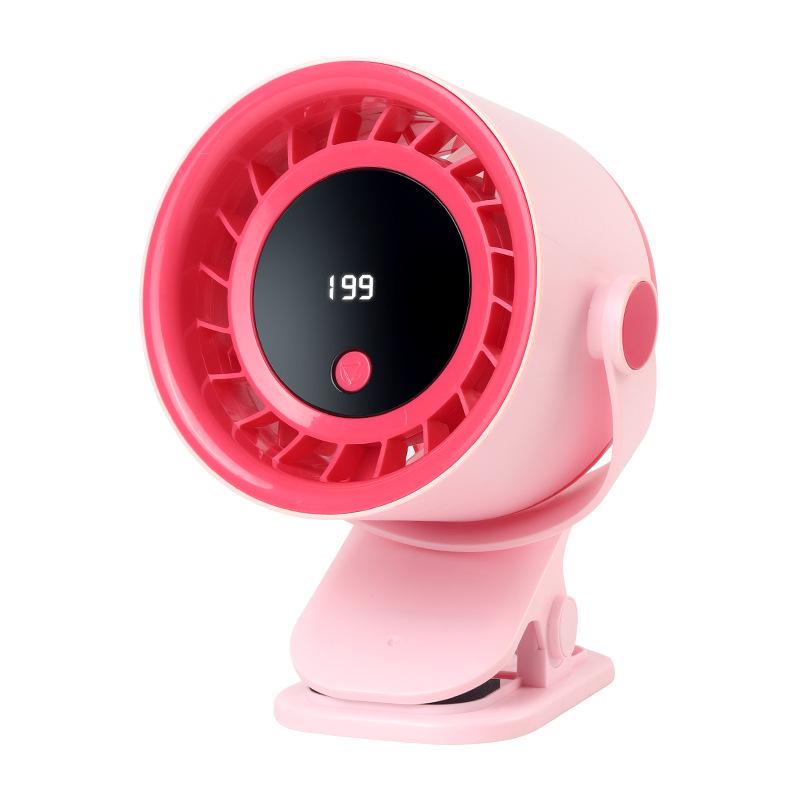 Adjustable Desk Clip Fan - Powerful Wind for Office, Dorm, or Bedside Use