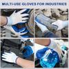 20PCS Nitrile Coated Safety Work Gloves Non-slip Wear-resistant Breathable Industrial Labor Building Construction Durable Gloves