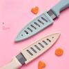 Ceramic Fruit Knife for Kitchen Black Blade Chef Knife with Sheath Utility Slicing Cooking Tool for Vegetable Rustproof Zirconig