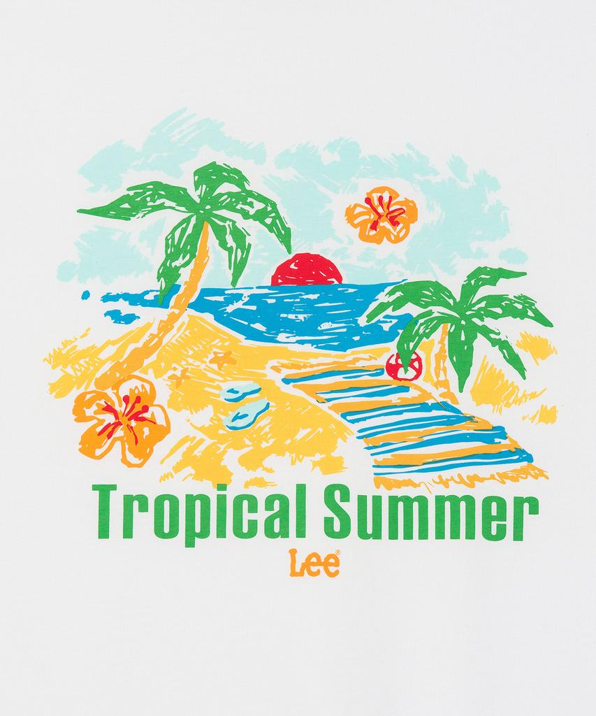 LEE Tropical Summer Lee T-Shirt White