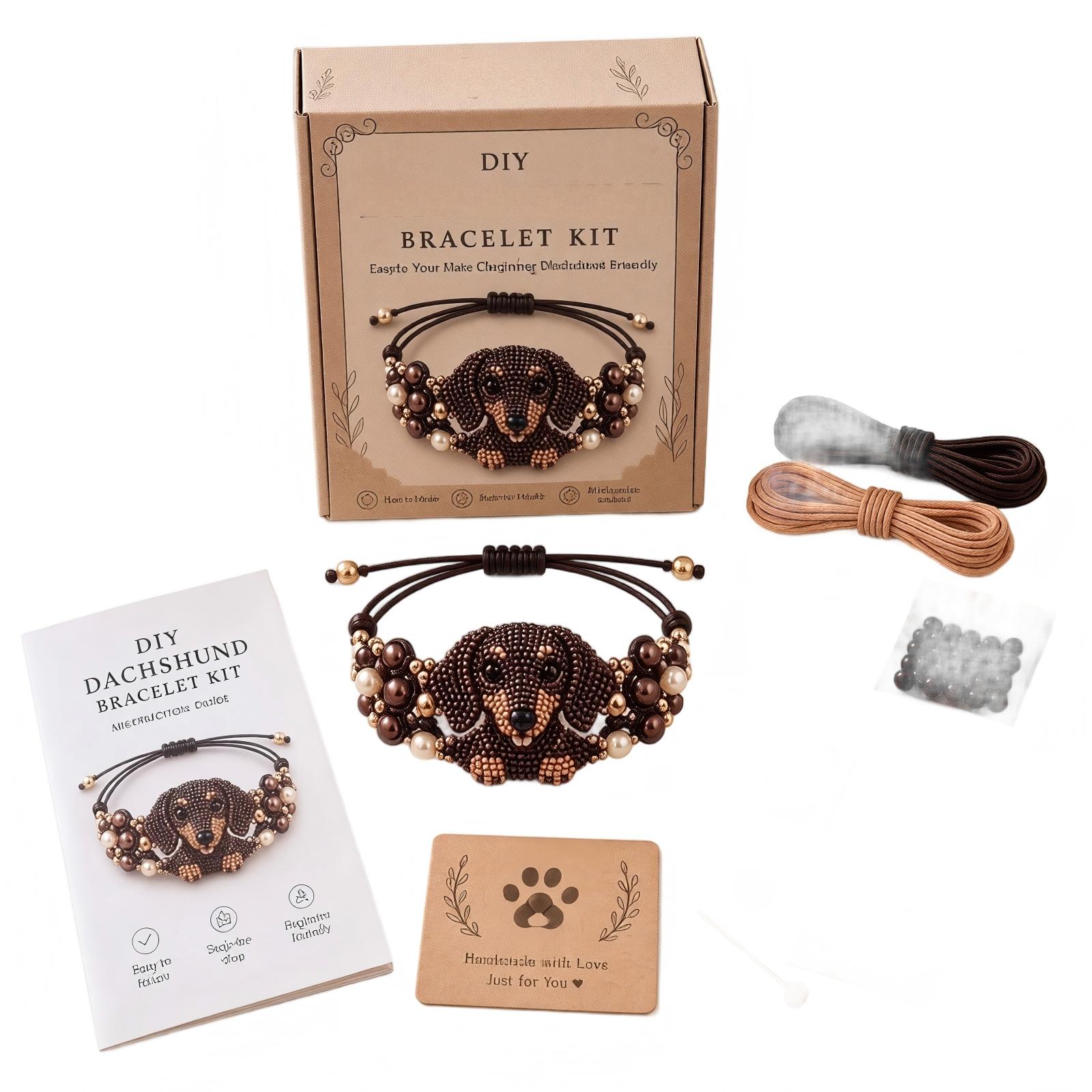 Creative Bead Bracelet Making Kit for Adults and Kids - DIY Jewelry Supplies with and Beads one size