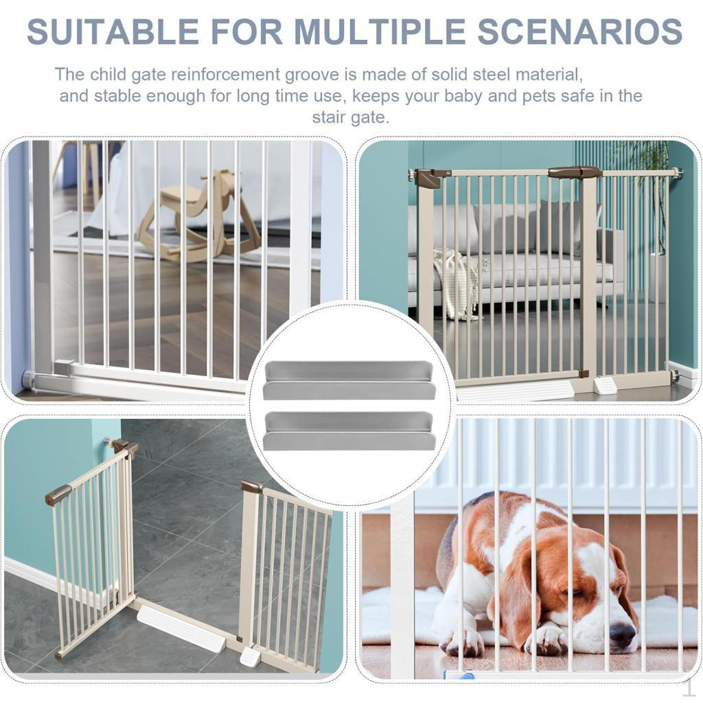 

2 шт. Усиливающие пазы для забора, фитинги, стабильный прочный аксессуар, U-образные ворота, переносные