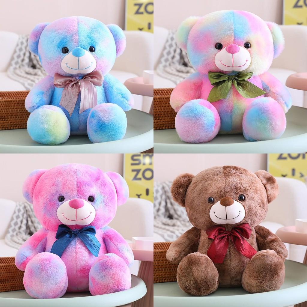 Teddy Bowknot Bear Plush Toy Cartoon Stuffed Animal Doll Cute Gift Decoration