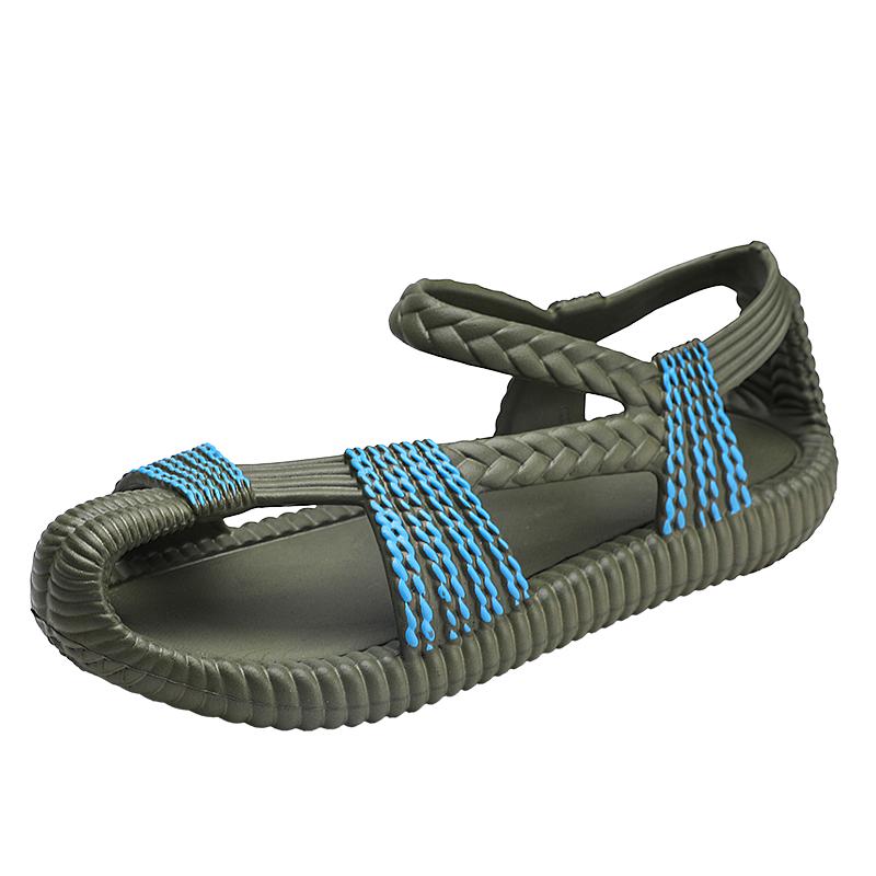 Modedesigner neue Herren Freizeit Sport Sandalen Bequeme Mode rutschfest Outdoor Strand Badeschuhe Zuhause Herrenschuhe Sommer