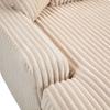 Modern Rope Sleeper Sofa Cloud Sofa, 3 Soft Pillows, Comfortable Single-seat Floor Sofa
