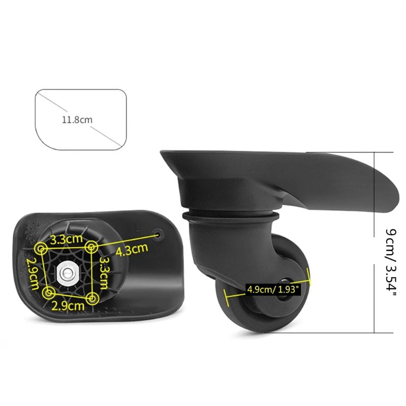 Zamienne Kółka do Bagażu Przenośne Kółka do Walizki Kółka Obrotowe do Bagażu Kółko do Walizki na Kółkach do Naprawy