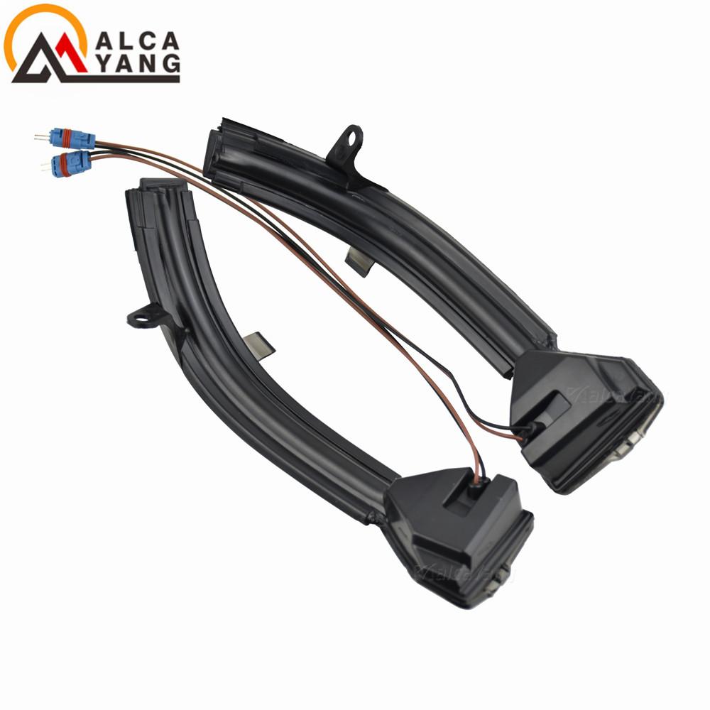2 Stück für BMW 5er 6er 7er Serie F10 F11 F07 F06 F12 F13 F01 Dynamischer Blinker LED Rückspiegel Blinker Repeater Leuchte