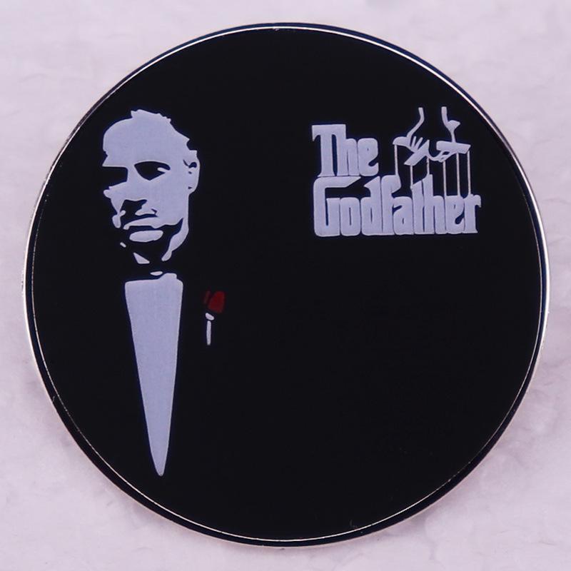 Godfather 1972 Brooch Badge for Movie Fans