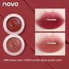 Novo Canned Mousse Lip Mud Matte Finish Velvet Plain Makeup Light Gray Pink Nude Color Series Lipstick Female Lip Lacquer Color