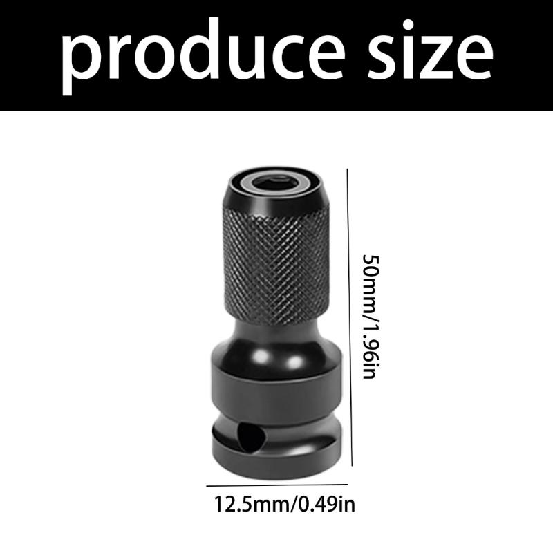 Quick Releases Spanner Drive Drill Chucks 1/2Inch Square To 1/4Inch Hex Ratchets Socket Impact Wrench Socket Set Adapter