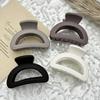 5pcs Small Hair Claw Clips Matte Rectangle Medium Claw Clips Thin Thick Hair Nonslip Hair Clips Hair Accessories for Women