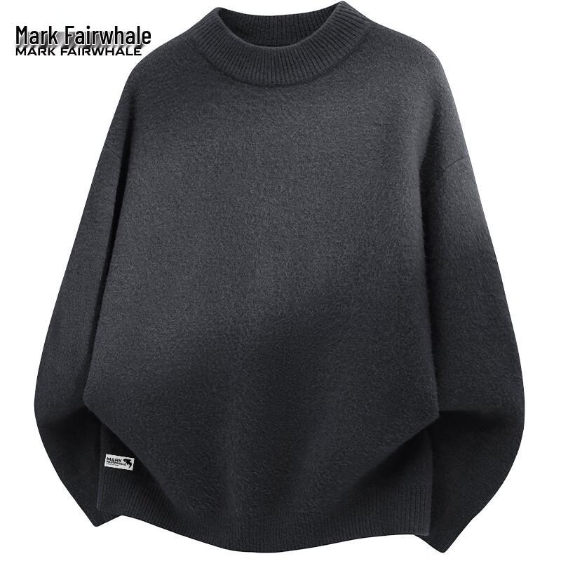 Mark Fairwhale Men's Fleece-Lined Mock Neck Sweater