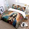 Praying Virgin Mary Artwork Bedding Duvet Cover Set Duvet Cover Pillowcases  (1*Duvet Cover 2*Pillowcases, without duvet insert)
