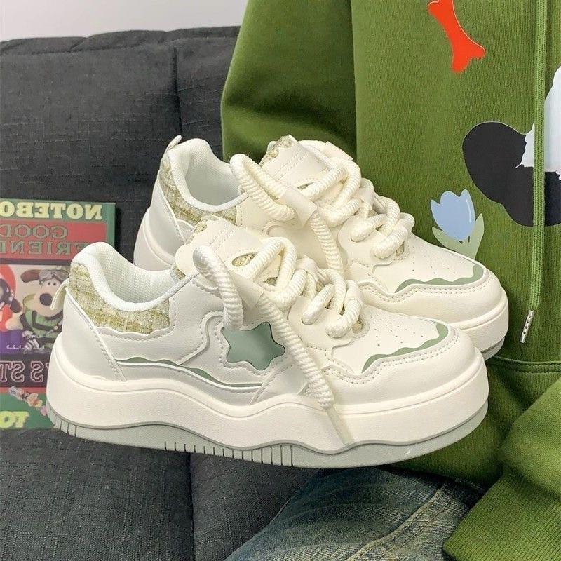 

Star mint green increases height for 22 years, spring and autumn breathable and comfortable casual sports shoes 35 зелёный