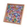 Cartoon Toys Cute Kitten Wooden Puzzles Hand-painted Puzzle Diy Gift Present Assembly Toy Christmas T3d4