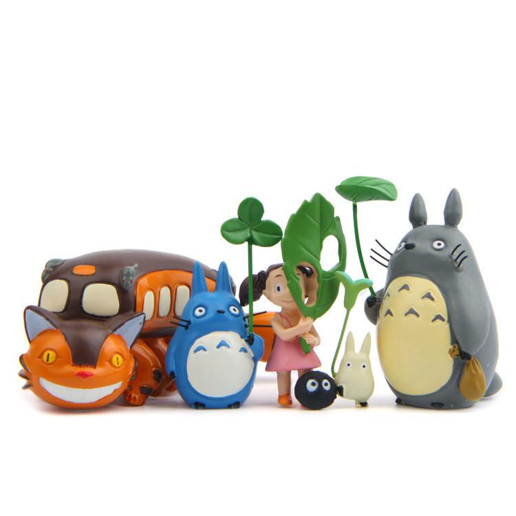 Totoro My Neighbor Model With Leaf Accessories For Creative Home And Party Decor