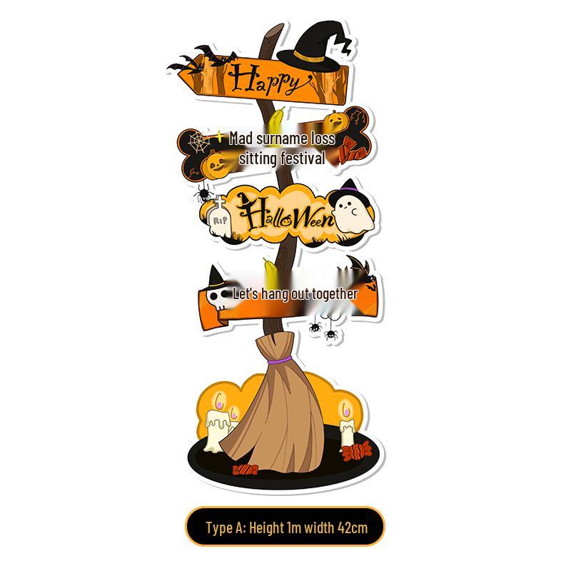 Halloween Pumpkin Figurines: Scene & Venue Atmosphere Props for Shops, Bars, & Entrances
