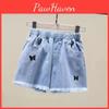 Denim Fashion Girls Girls Shorts High Waist Thin Shorts Summer
