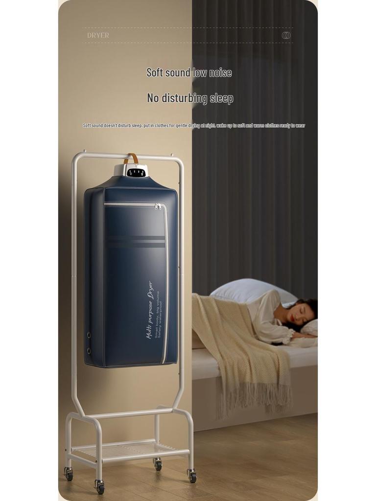 Compact Smart Timer Portable Clothes Dryer for Dorms & Travel