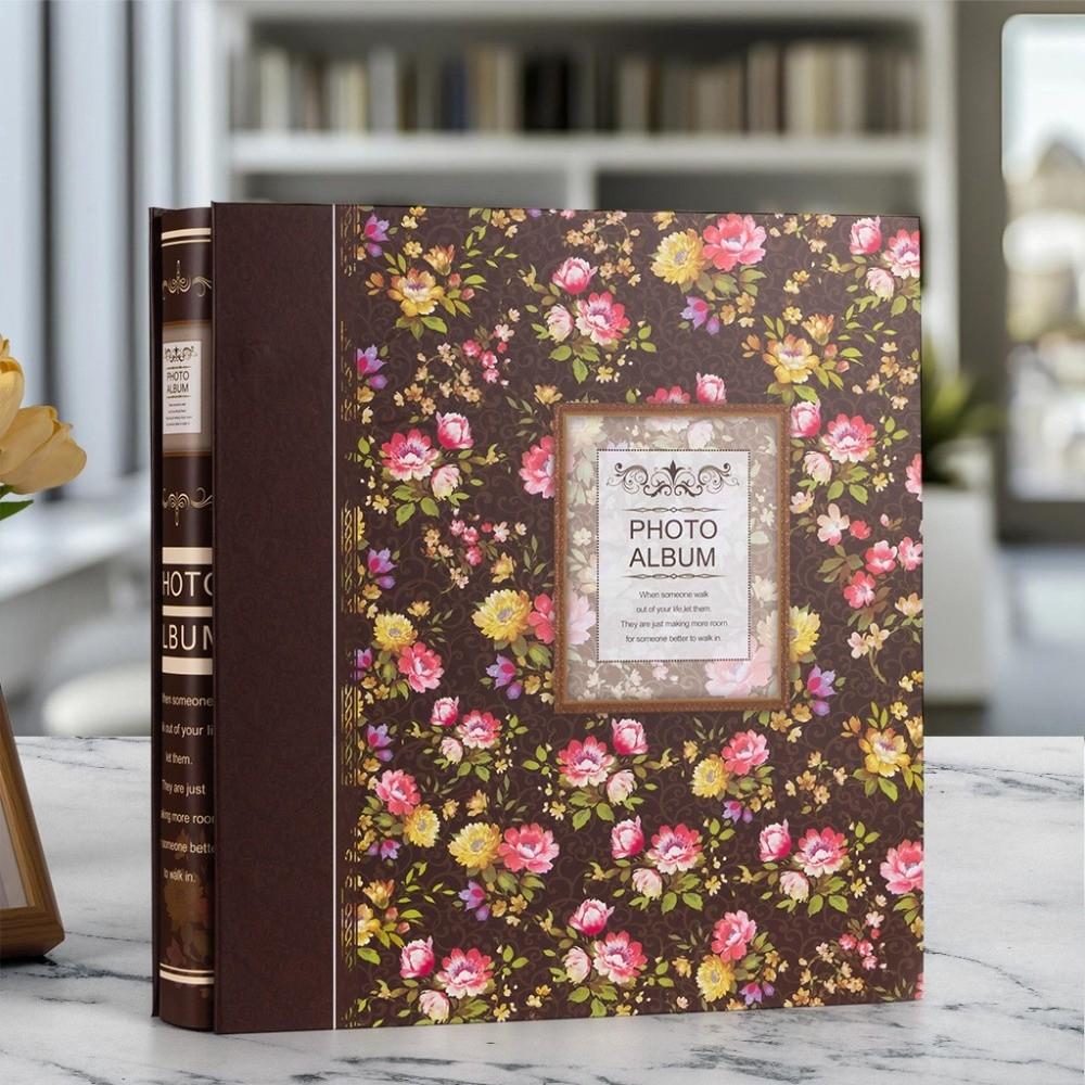 6 Zoll 500 Taschen Scrapbook-Album Laminierte Einsteck-Fotoalben Fotoaufbewahrung Aufbewahrung für Zuhause