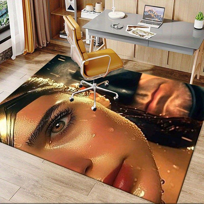 Wonder Woman & Batman Watercolor Poster PrintOffice Mat Home Decor Office Rugs LB60