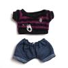 For 15-17cm Labubu Doll Clothes Fashion Clothes Hoodies Doll Clothes Color Match Hoodies Dolls Accessories Cute Decoration Little Cloths