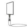 3 in 1 Hands Free Magnifying Glass with 50LED Lights Large Mirror LED Magnifier High-Definition Handheld Magnifying Lamp