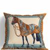 Exquisite Horse-Printed Cushion Covers for Home Decor Polyester pillowcase, sofa decorative cushion cov Headboard Pillow