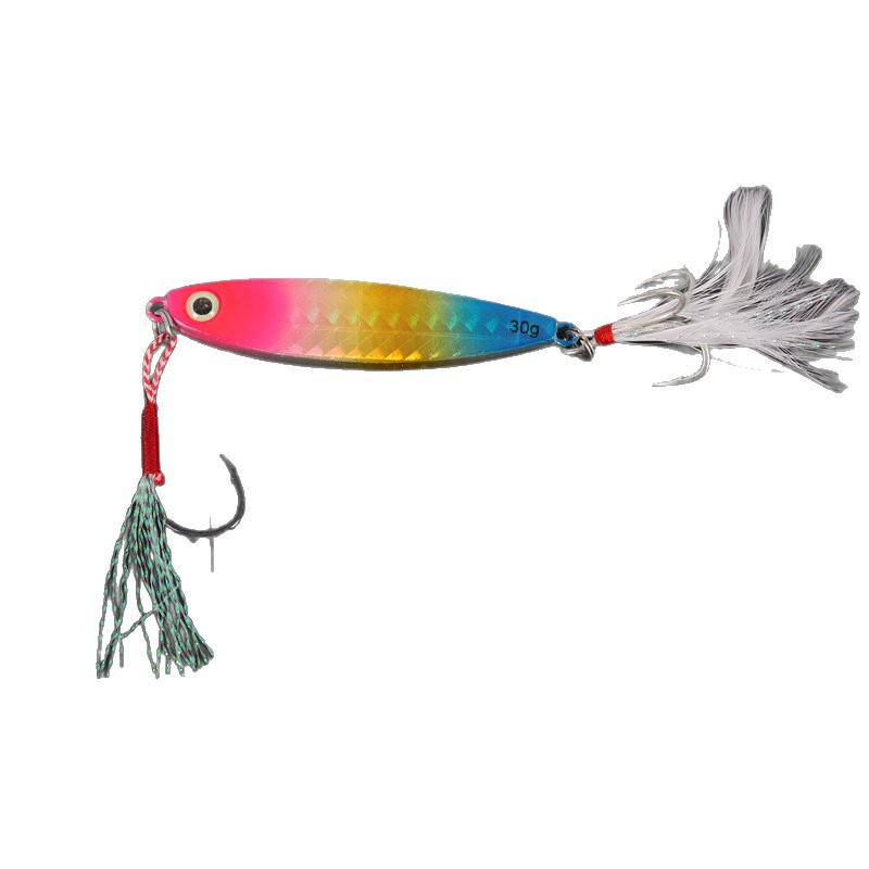 Universal Wind-breaking Long Cast Hard Bait: Explosive Shore Iron Plate Lure for Sea and Freshwater, Multiple Weight Options