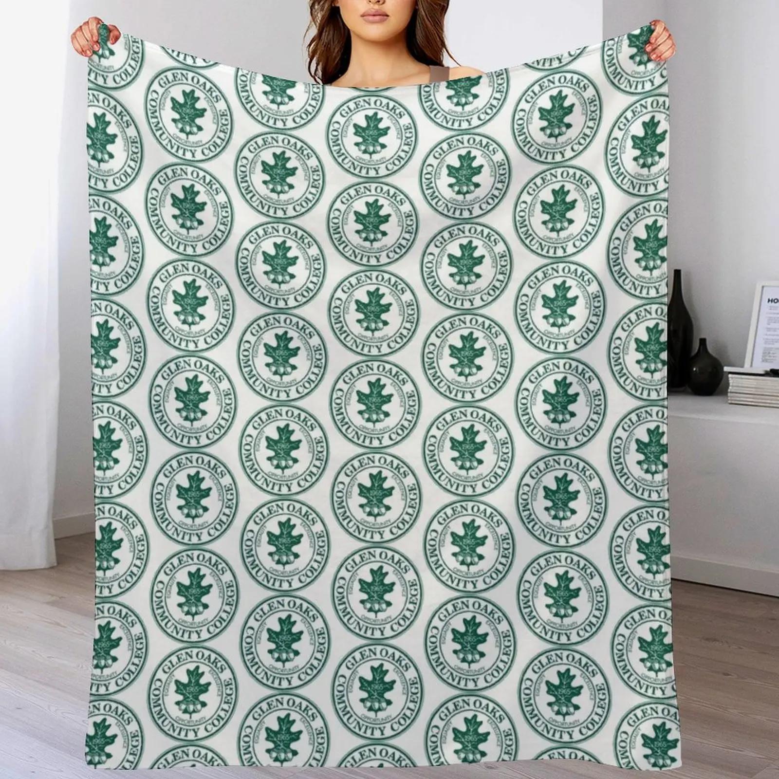 

Glen Oaks Community College Throw Blanket Warm Napping Blanket for Office Couch Bed 102x76cm(40x30in)