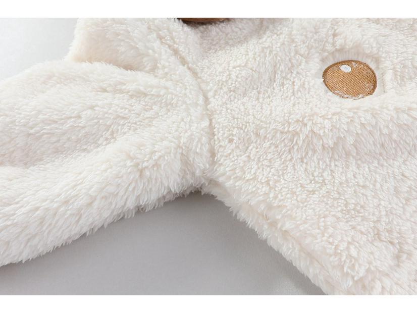 Cozy Fleece Cotton Baby Romper - Warm Long Sleeve Onesie for Autumn/Winter (Newborn To Toddler)