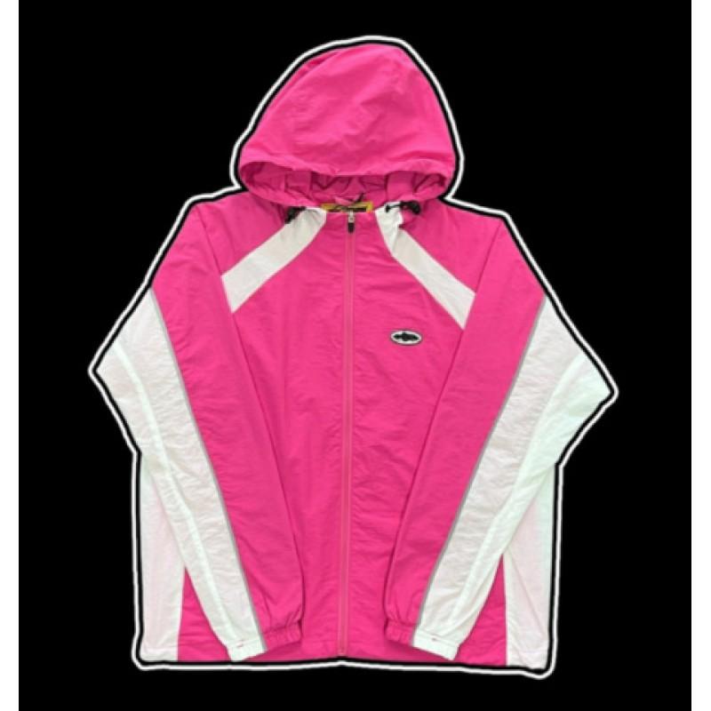 Colorblock Hooded Windbreaker Jacket Women -