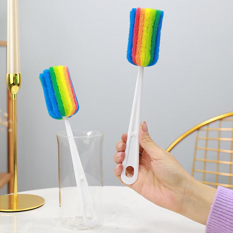 Homeglen Rainbow Sponge Cleaning Brush Set (5-pack)