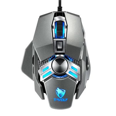 Wired Gaming Mouse Adjustable 6400dpi Macro Programming Gamer Mice Usb Mechanical Led Backlit Ergonomic Computer Mouse
