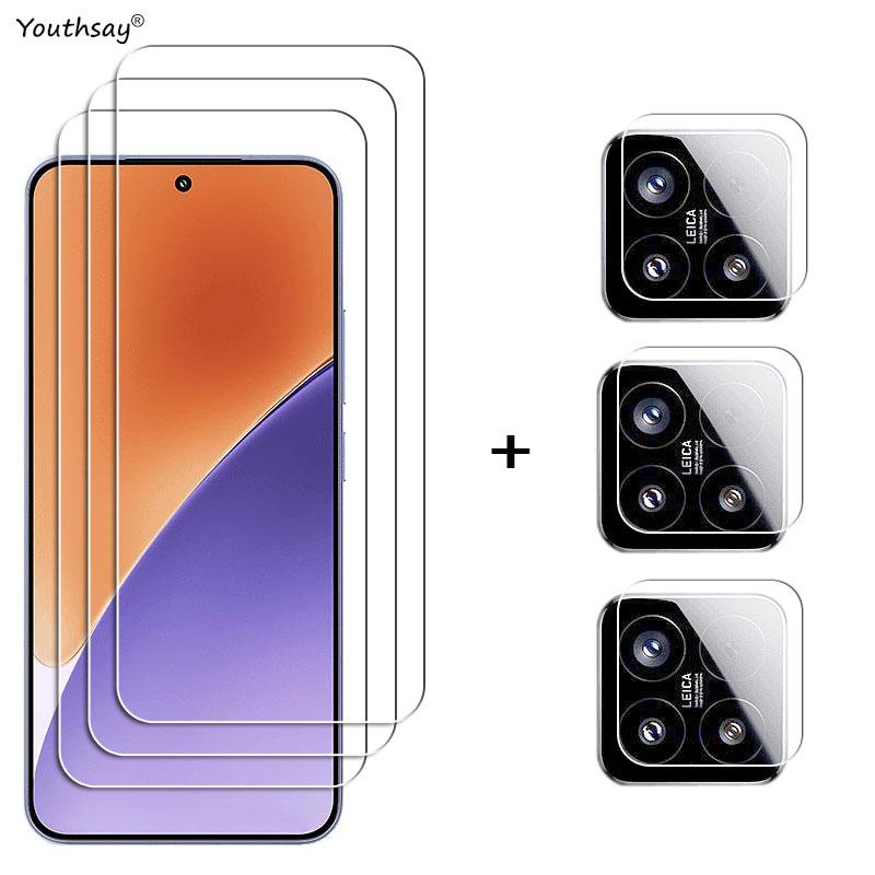 Full Gule Glass For Xiaomi 15 Tempered Glass Xiaomi 15 Screen Protector Protective Phone Camera Lens Film For Xiaomi 15 Glass