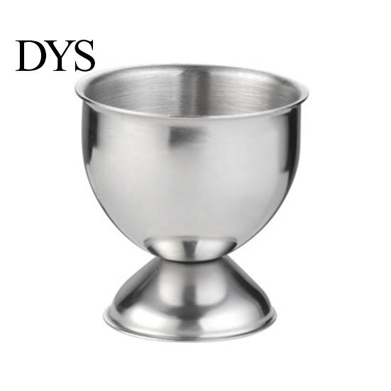 Egg Cup 40ml Eco-friendly Rust-proof Stainless Steel Boiled Holder Container for Bar