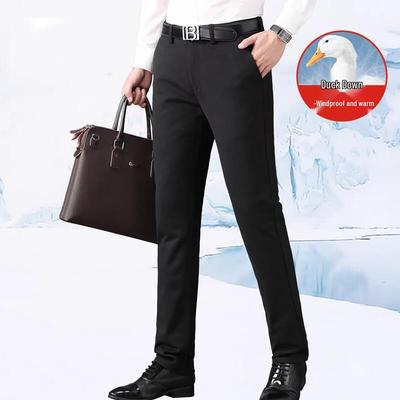Men's Lightweight Business Casual Duck Down Pants