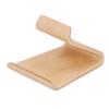 Wooden Phone Stand Waterproof Ergonomic Integrated Wood Tablet Holder with TPU Non Slip Pad Light