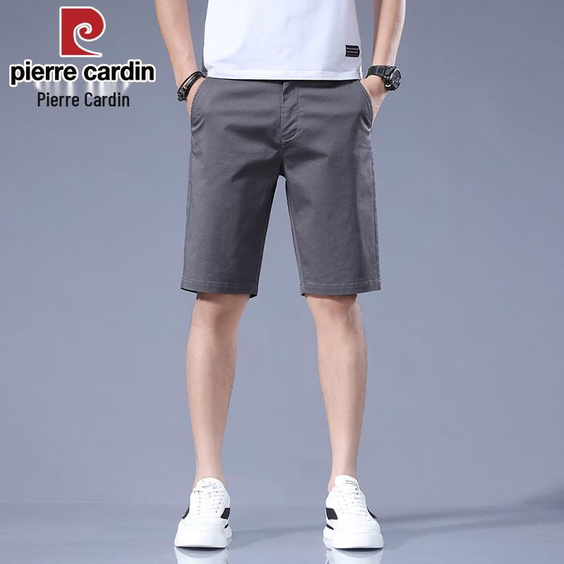 Pierre Cardin Men s Breathable Cotton Casual Shorts 33 темно серый