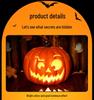 Lanterne citrouille à LED pour décoration d'Halloween, idéale pour les fêtes et événements