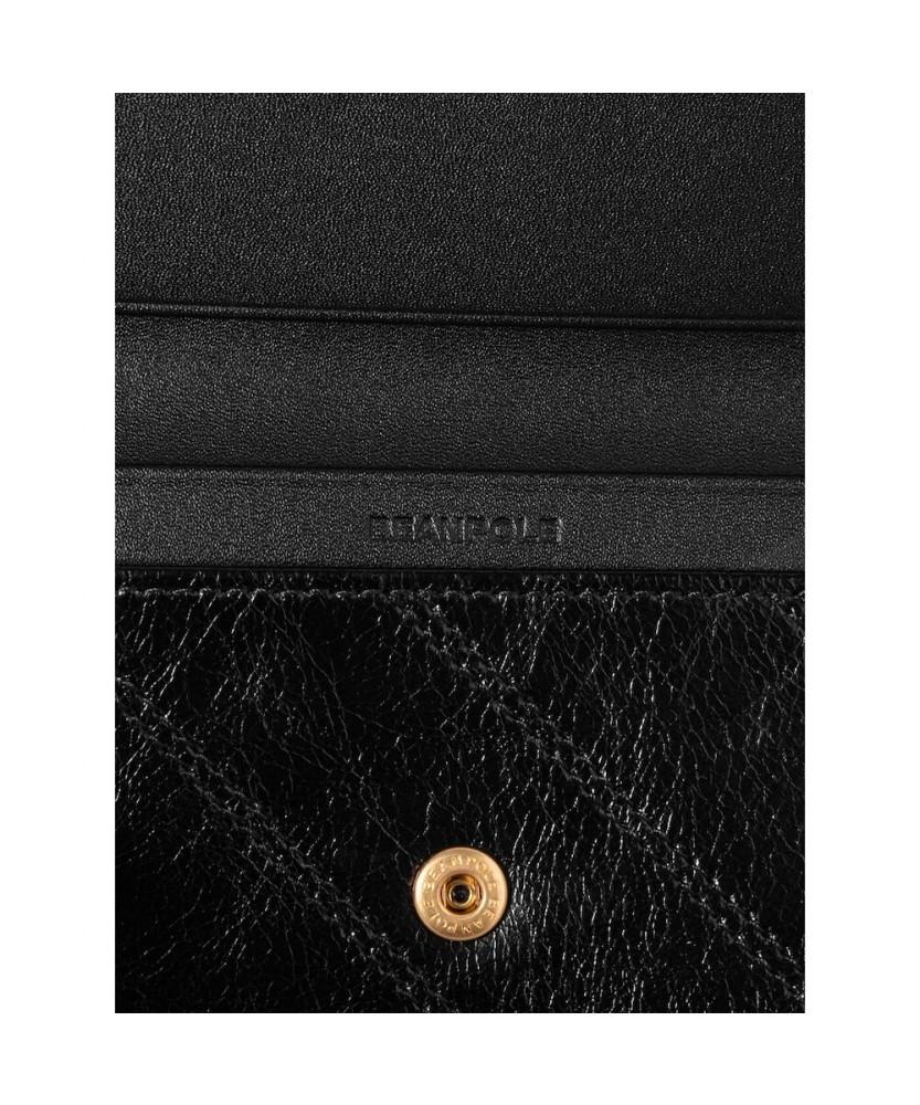 Beanpole Accessory Nora Quilted Slim Long Wallet - Black