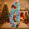 Women's Christmas Print Pants Casual Holiday Pants with No Pockets