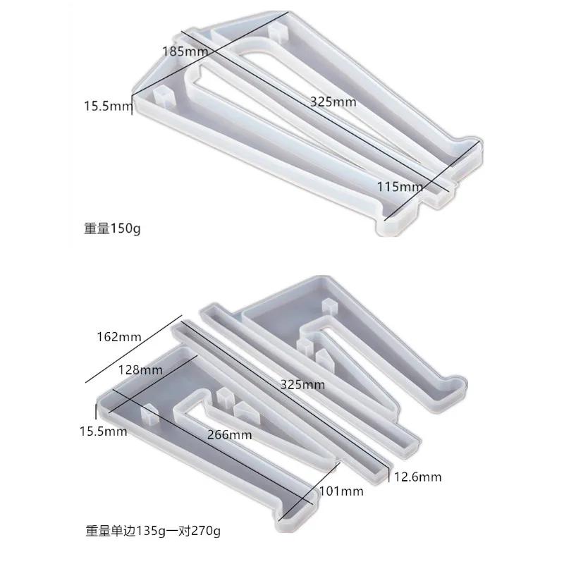 Diy Epoxy Resin Epoxy Crystal Handmade Computer Stand Computer Storage Desktop Cooling Shelf Mold