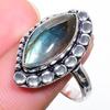 Labradorite Gemstone Handmade 925 Sterling Silver Jewelry Pendant 3.15"