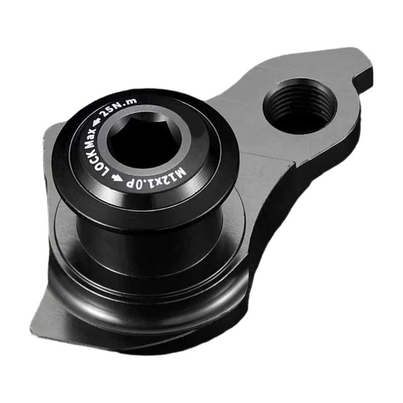 

Universals Rear Derailleur Hanger Aluminum Alloy Bicycles Frame Rear Hook Light weight Bike Part Easy to Install чорний