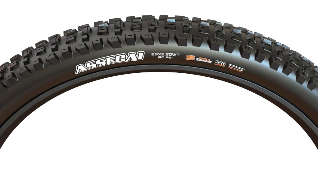 MAXXIS ASSEGAI M356RU MTB Folding Tire TR 3C MaxxTerra 2 MX2130 EXO+ 27.5x2.5" Tire,Black, Tire,